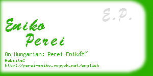 eniko perei business card